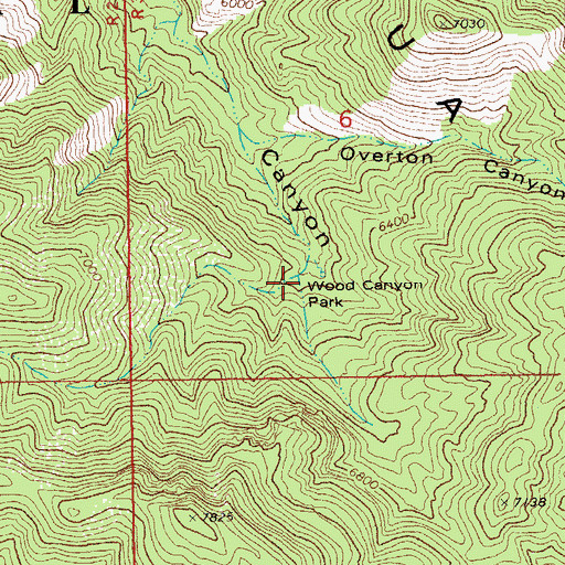 Topographic Map of Wood Canyon Park, AZ