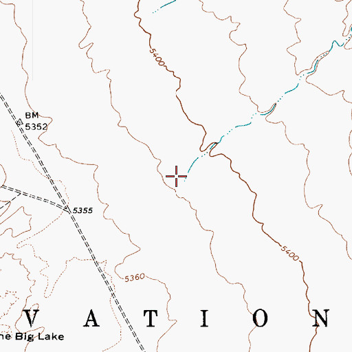 Topographic Map of Big Wash, AZ