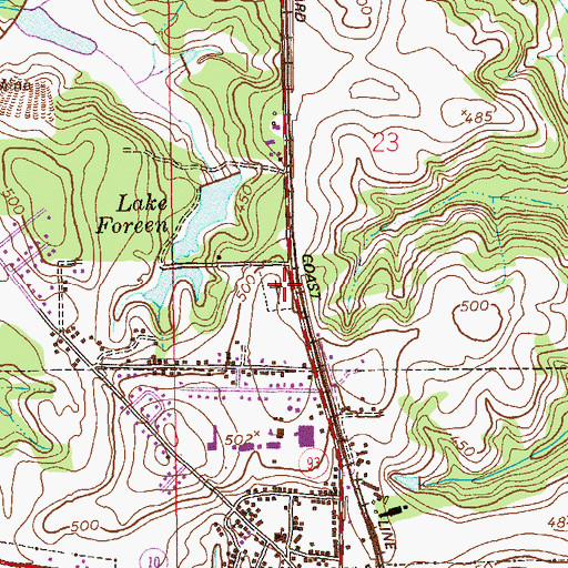 Topographic Map of Philadelphia Presbyterian Church (historical), AL