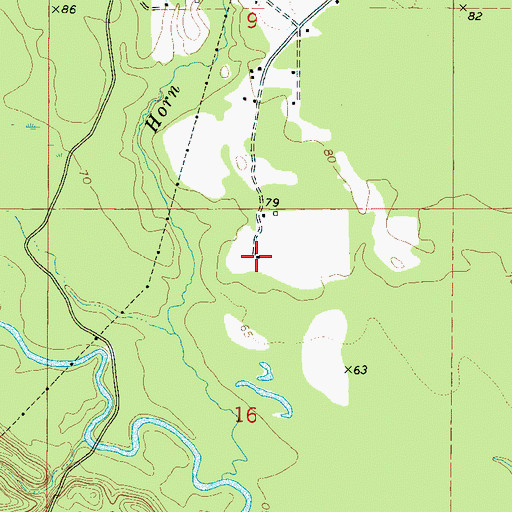 Topographic Map of Aces Hunting Club, AL
