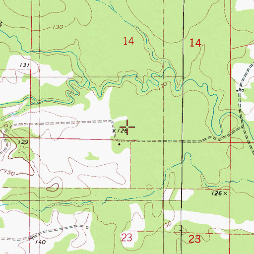 Topographic Map of Halls Well (historical), AL