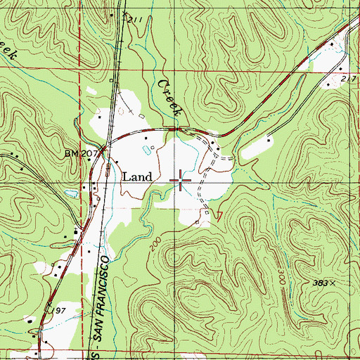 Topographic Map of Hunnicut Creek, AL