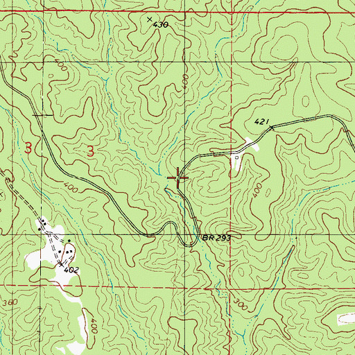 Topographic Map of Owens Mill (historical), AL