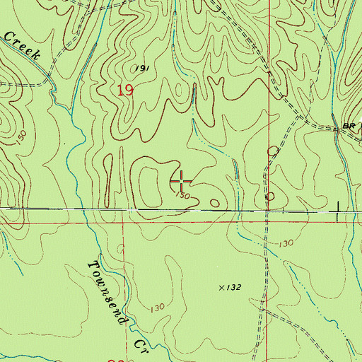Topographic Map of Watkins Store (historical), AL
