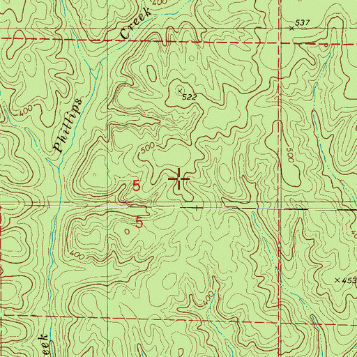 Topographic Map of Turkey Pen Ridge, AL