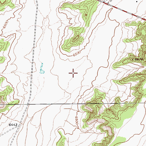Topographic Map of Big Willow Spring Canyon, AZ