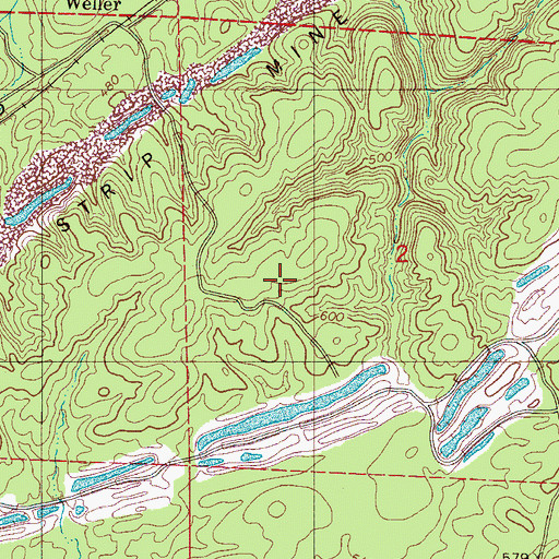 Topographic Map of Shannon (historical), AL