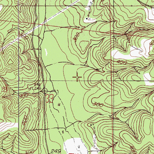 Topographic Map of Stockton (historical), AL