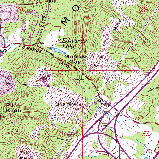Topographic Map of Tom Bradford Park, AL