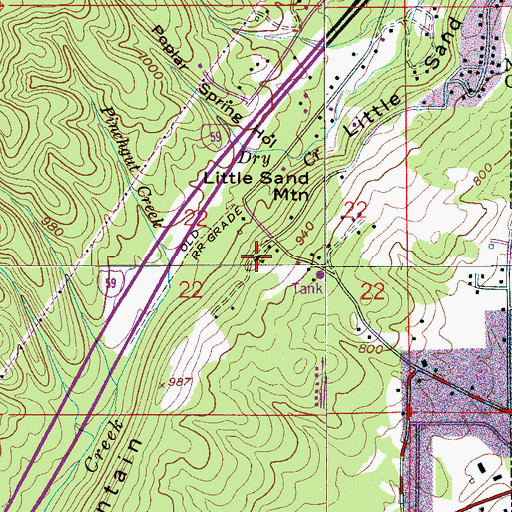Topographic Map of Trussville Elementary School (historical), AL