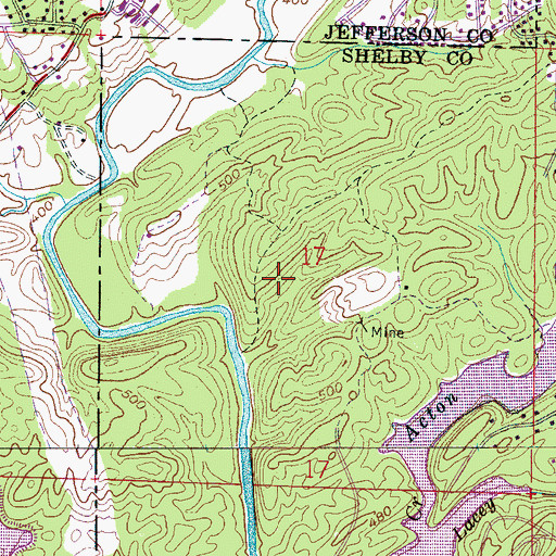 Topographic Map of Windover, AL