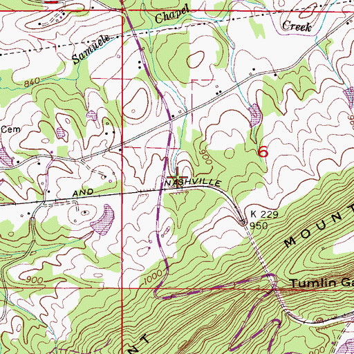 Topographic Map of Boxtel, AL