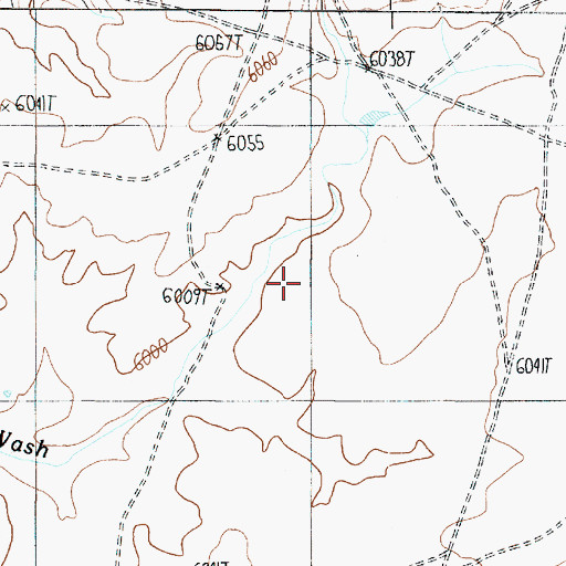 Topographic Map of Yellow Door Corral, AZ