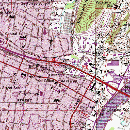 Topographic Map of Sweet Home Methodist Church, AL