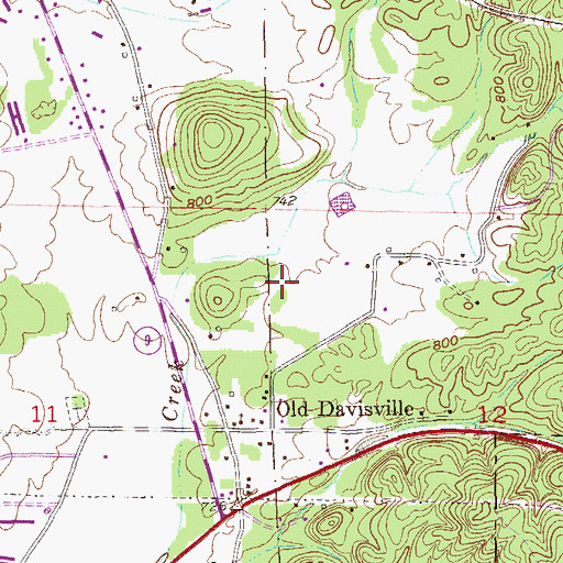 Topographic Map of Alabama Presbyterian College (historical), AL