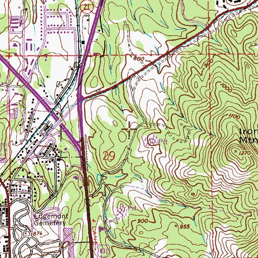Topographic Map of Anniston Museum of Natural History, AL
