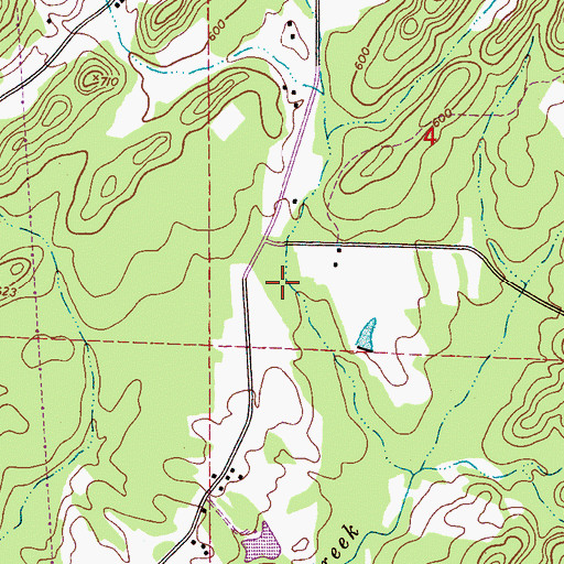 Topographic Map of Cochrane Springs Missionary Baptist Church, AL