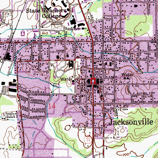Topographic Map of Doctor Francis Museum, AL