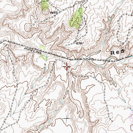 Topographic Map of Yucca Flat Wash, AZ
