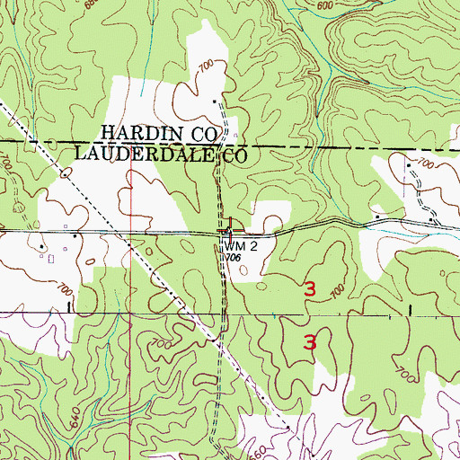 Topographic Map of Duke School (historical), AL