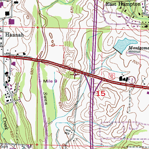Topographic Map of Apostolic Christian Church, AL