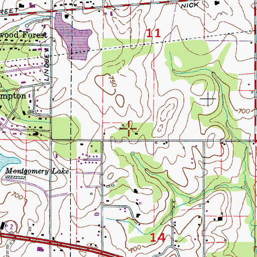 Topographic Map of Yorkshire, AL