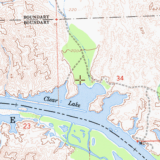 Topographic Map of Yuma Wash, AZ