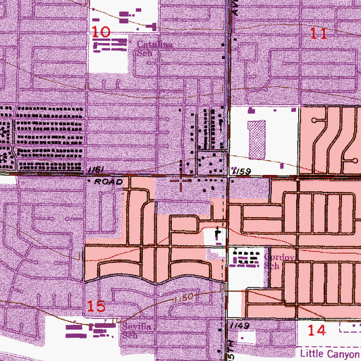 Topographic Map of Alhambra Substation, AZ
