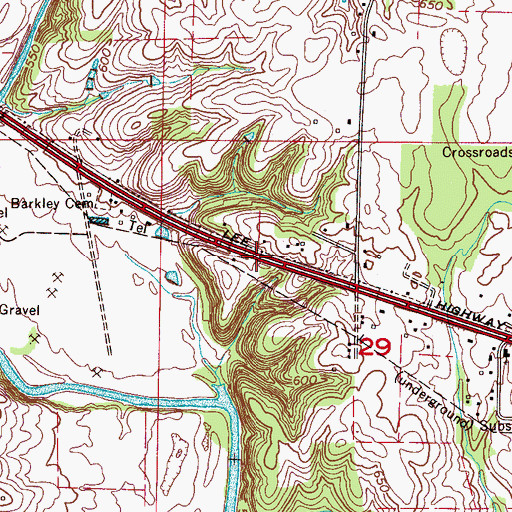 Topographic Map of Marmion (historical), AL