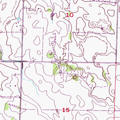 Topographic Map of Rocky Knoll School (historical), AL