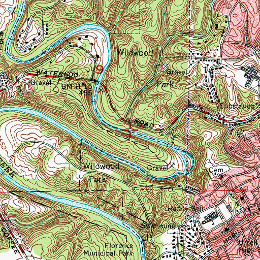 Topographic Map of Stewart Spring Hollow, AL