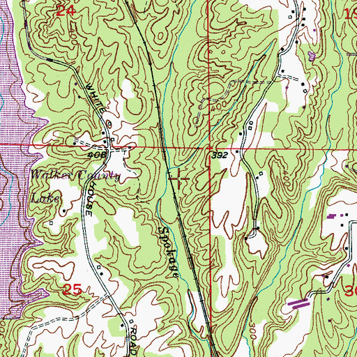 Topographic Map of Alma (historical), AL