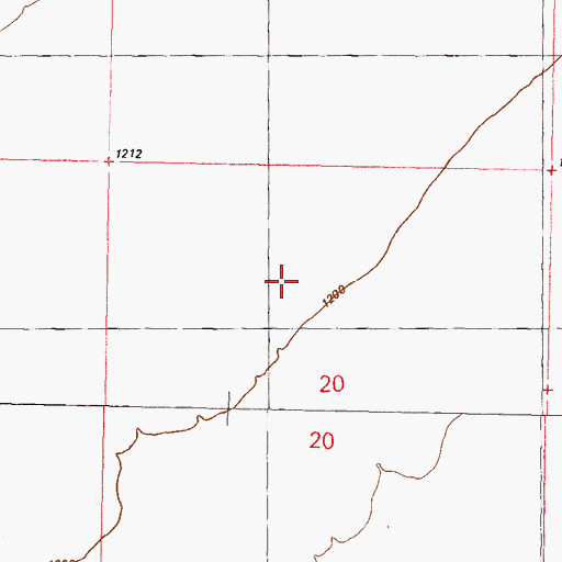 Topographic Map of Big Horn (historical), AZ
