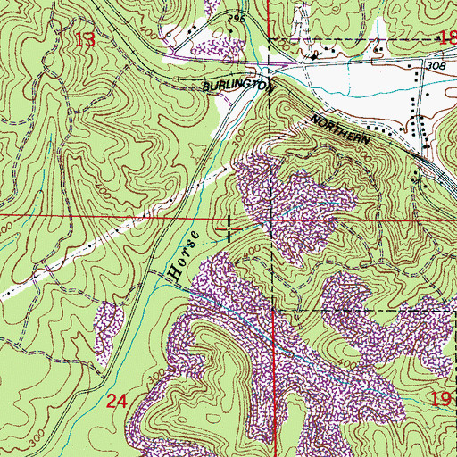 Topographic Map of Pratt Consolidated Mines, AL