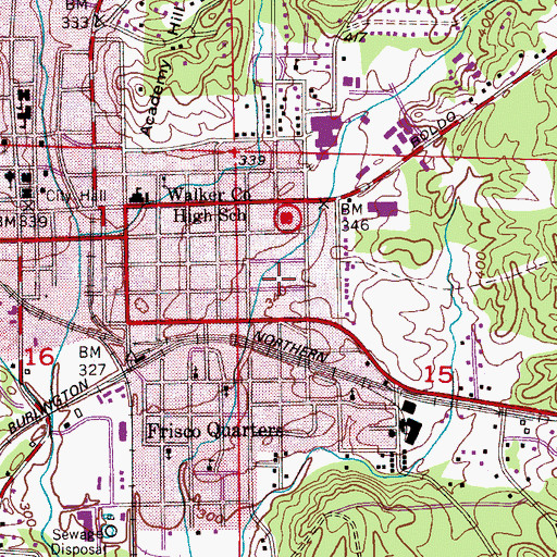 Topographic Map of Victory Christian Academy, AL