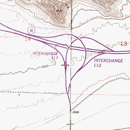 Topographic Map of Buckeye FRS Dam Number One, AZ