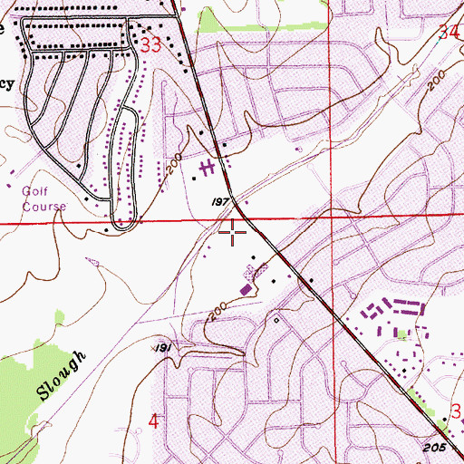 Topographic Map of Crump Park, AL