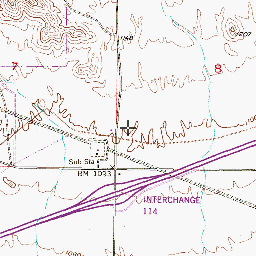 Topographic Map of Buckeye FRS Dam Number Two, AZ