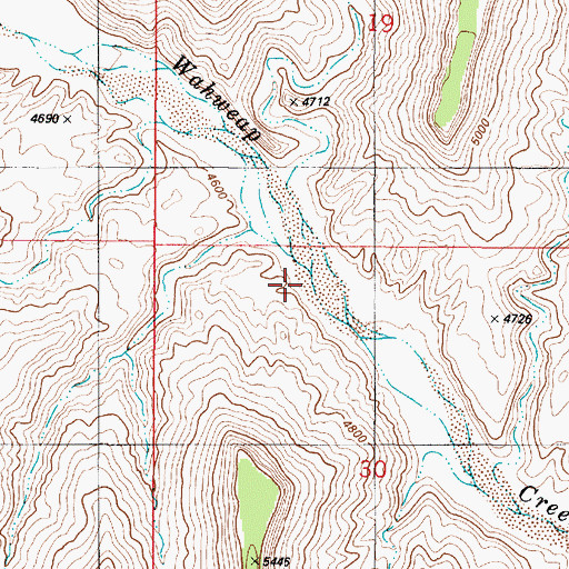 Topographic Map of Smith Run, UT