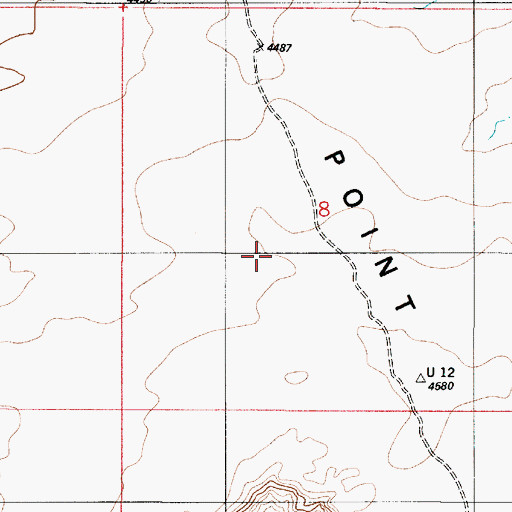 Topographic Map of Romana Bench, UT