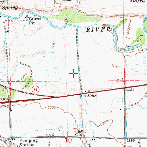 Topographic Map of Antelope Canyon, UT