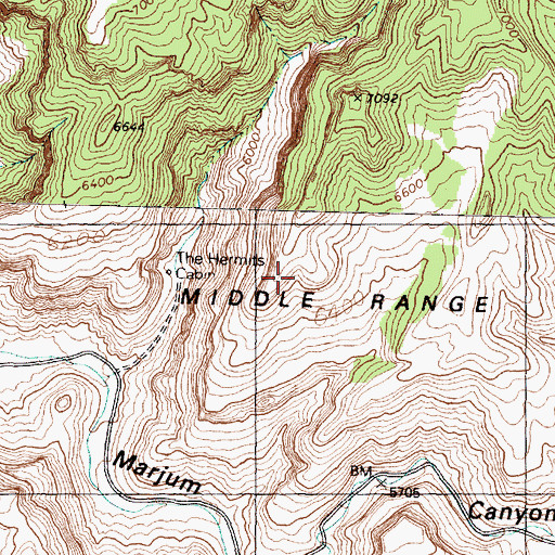 Topographic Map of Antelope Mountain, UT