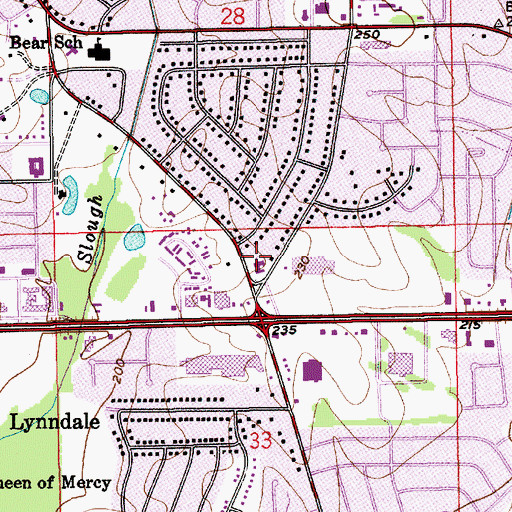 Topographic Map of Episcopal Church of the Holy Comforter, AL