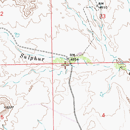 Topographic Map of Antone Wash, UT