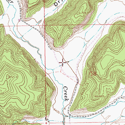 Topographic Map of Augusi Canyon, UT