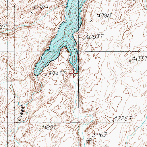 Topographic Map of Junction Canyon, UT