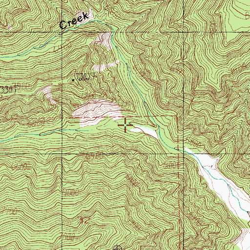 Topographic Map of Bear Canyon, UT