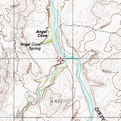 Topographic Map of Beaver Canyon, UT