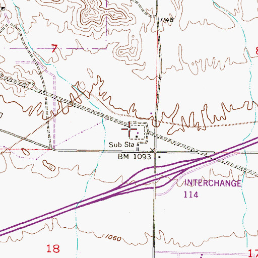 Topographic Map of Buckeye Substation, AZ
