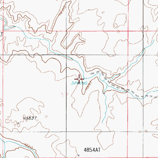 Topographic Map of Bert Avery Seep, UT